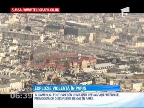 O explozie violentă a zguduit Parisului