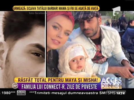 Connect R, Misha şi fiica lor Maya, răsfăț în parc