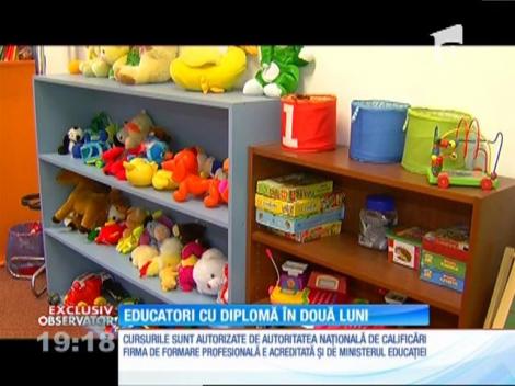 În România ai nevoie de numai 2 luni şi jumătate să te faci educator cu acte
