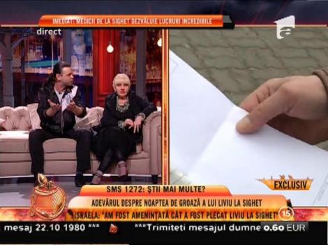 Israela: "Am fost ameninţată cât a fost plecat Liviu la Sighet!"