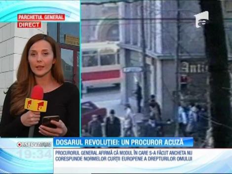 Dosarul Revoluţiei, un procuror acuză