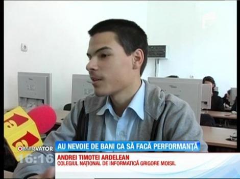 16 elevi români de top au nevoie de bani pentru a face performanță