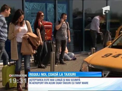 Reguli drastice pentru taximetriştii de la Otopeni, însă tot pasagerii sunt cei care suferă