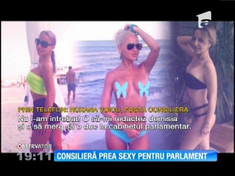 Consiliera prea sexy pentru Parlament a fost concediată