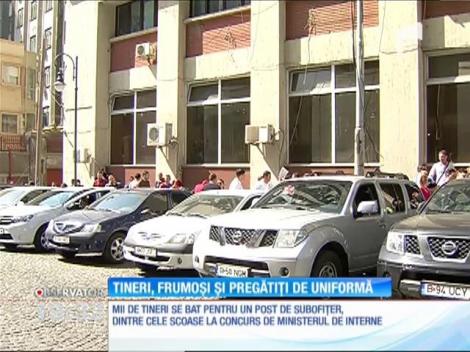 Mii de tineri se bat pentru un post de subofiţer