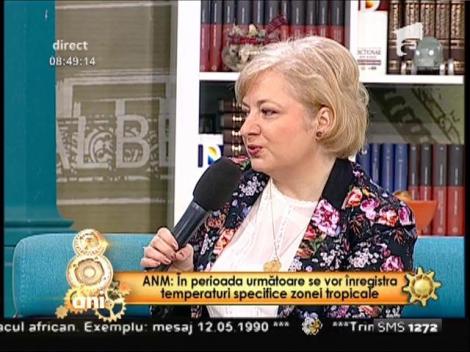 ANM: Temperaturi specifice zonei tropicale în perioada următoare
