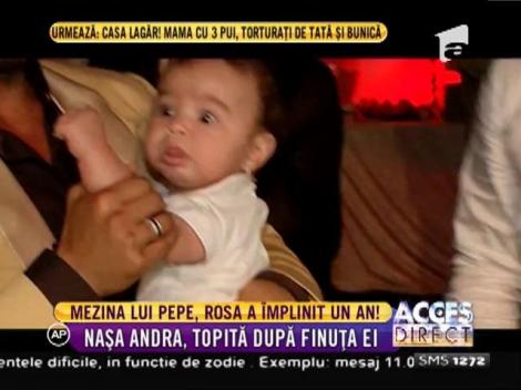 Video! Pepe, un tătic fericit! Rosa, cea de-a doua fetiţă a cântăreţului, a împlinit un anişor