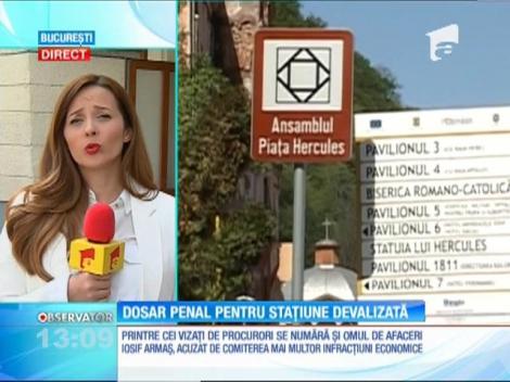 Percheziţii în casele şi sediile firmelor deţinute de cei care ar fi devalizat staţiunea Băile Herculane