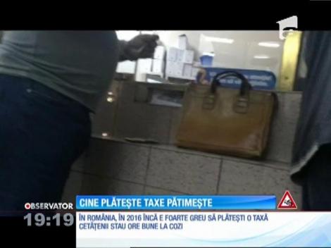 Cine își plătește taxele şi impozitele pătimește în fața ghiseelor