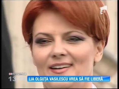 Lia Olguţa Vasilescu, primarul Craiovei, vrea să scape de arestul la domiciliu