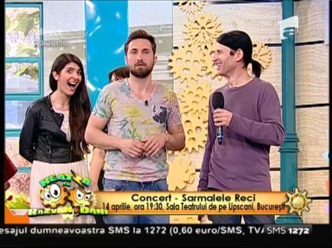Concert Sarmalele Reci! 14 aprilie, ora 19:00, Sala Teatrului de pe Lipscani, Bucureşti