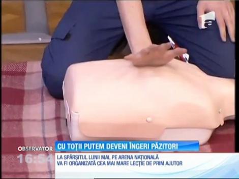Lecția de prim-ajutor. Întâlnirea va avea loc la sfârşitul lunii mai pe Arena Naţională
