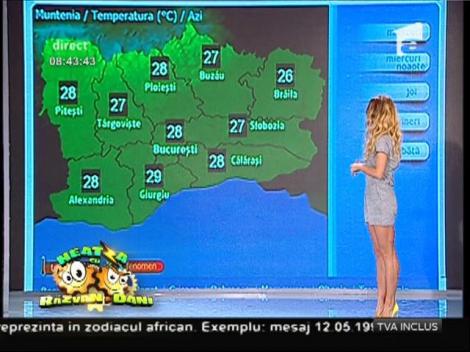 Vremea cu Flavia Mihăşan. Vreme frumoasă și temperaturi de până la 28 de grade Celsius