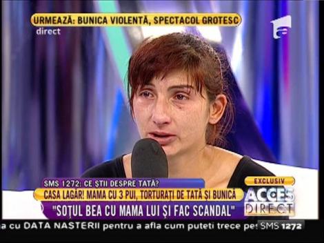 Mama torturată de soț: ”M-a obligat să fac avort”