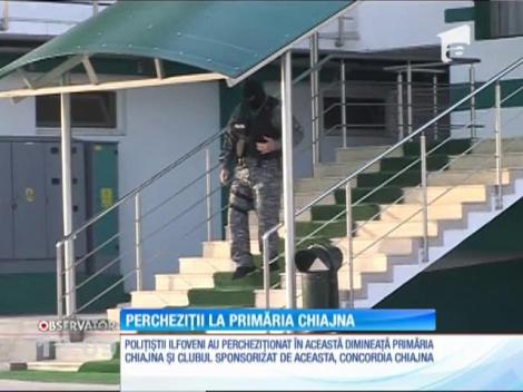 Poliţiştii ilfoveni au făcut percheziţii la Primăria Chiajna