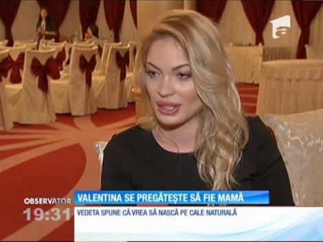 Valentina Pelinel s-a înscris la cursuri pentru viitori părinţi