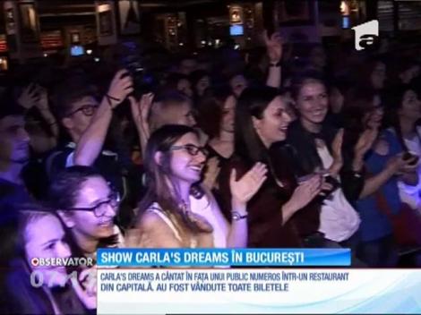 Fanii trupei Carla's Dreams s-au îngrămădit să-şi asculte idolii în concert, în Bucureşti