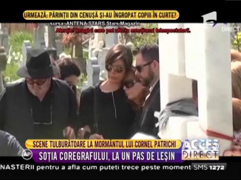 Scene tulburătoare la mormântul lui Cornel Patrichi