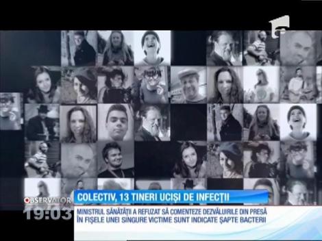 Cel puţin 13 dintre victimele de la Colectiv au fost ucise de bacteriile luate din spital!