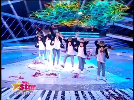 Trupa Candy Shop, show total pe scena Next Star! Copiii dansează pe melodia lui 50 Cent