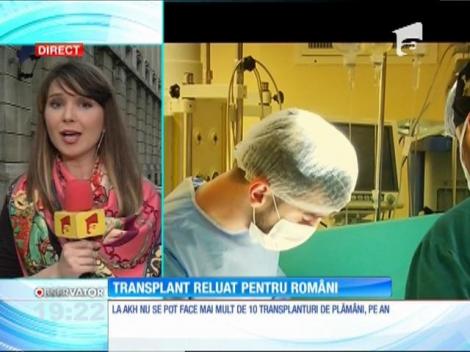 Transplantul de plămâni efectuat în spitalul din Viena, reluat pentru români