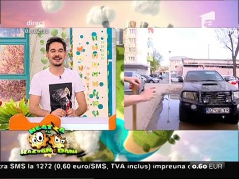 "Băi băiatuleeee! Să-l oprească cineva!!!" Cum arăta mașina lui Dani, dis-de-dimiNEATZA, în parcare!