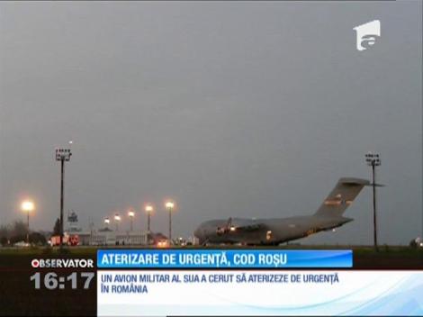 Avion militar american, aterizare de urgență pe aeroportul Mihail Kogălniceanu