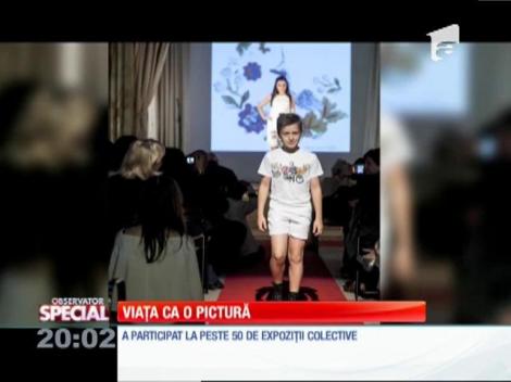 SPECIAL! Mirela Trăistariu îşi pictează poveştile pe tablouri vii