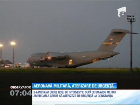 Un avion militar american a cerut permisiunea să aterizeze de urgenţă pe aeroportul Mihail Kogalniceanu
