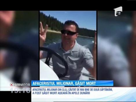 Trupul afaceristului din Cluj, dispărut în apele Dunării, găsit lângă un ponton