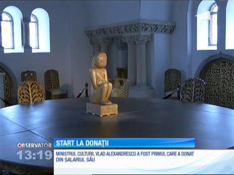 S-a dat startul donaţiilor pentru sculptura "Cuminţenia Pământului", a lui Constantin Brâncuşi