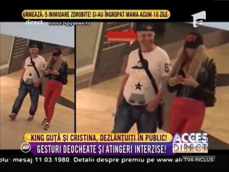 Nicolae Guţă şi Cristina, atingeri interzise în public