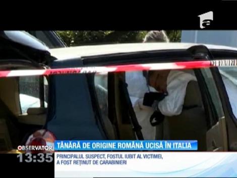 O tânără de origine română, ucisă în Italia. Femeia a fost găsită strangulată în propria maşină