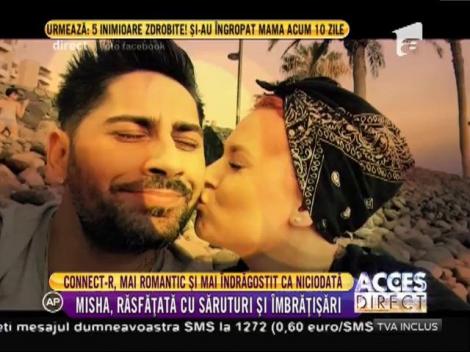 Misha, soţia lui Connect-R, răsfăţată cu sărutări şi îmbrăţisări
