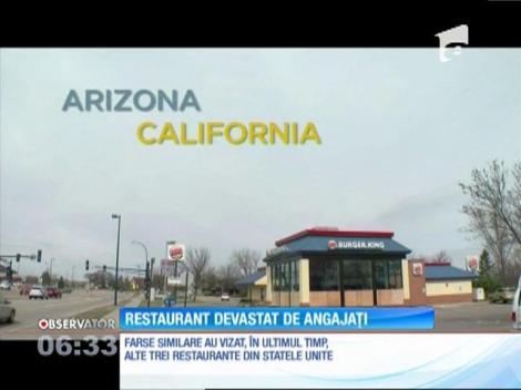 Restaurant devastat de angajați