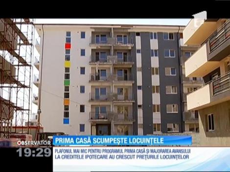 Programul Prima Casă scumpeşte locuinţete