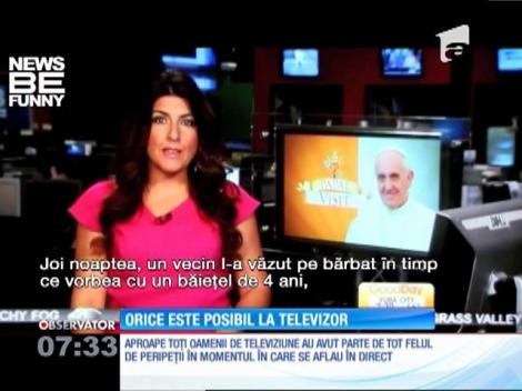 Gafe incredibile ale unor prezentatori TV
