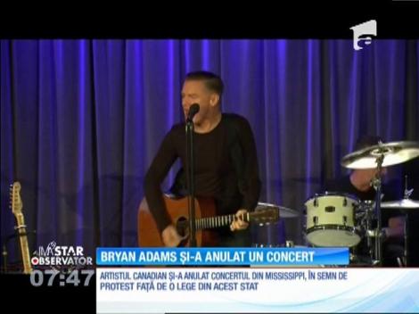 Bryan Adams și-a anulat un concert