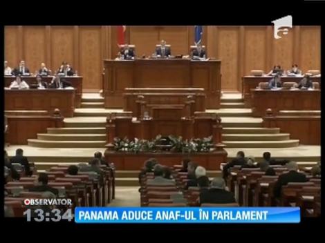 Panama Papers aduce ANAF-ul în Parlament