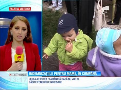 Veste descurajatoare! Legea care măreşte indemnizaţiile pentru mame, amânată