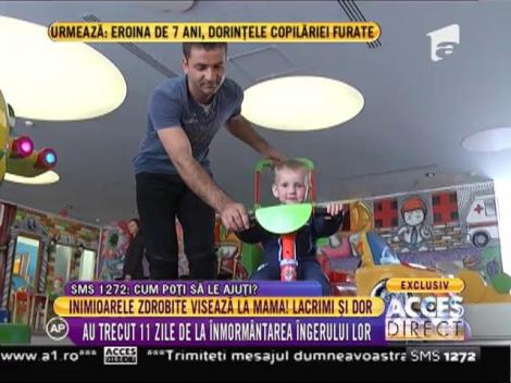 Frăţiorii care şi-au îngropat mama au avut parte de o zi plină de bucurii