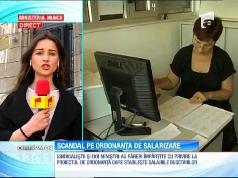 Păreri împărţite cu privire la proiectul de ordonanţă care stabileşte salariile bugetarilor