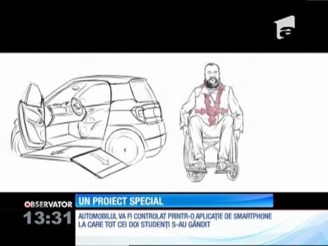 Maşină special destinată persoanelor cu dizabilităţi locomotorii