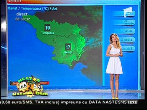 Gata cu vremea frumoasă. Vom avea două zile ploioase în cea mai mare parte a ţării