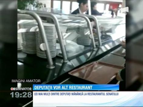 Deputații au cerut ca restaurantul în care mănâncă să fie renovat