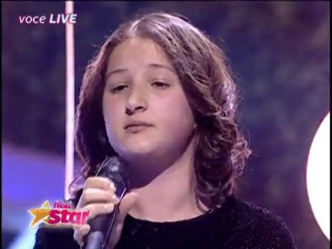 Are talent, dar îi trebuie exercițiu! N-a sunat perfect, dar ambiția îi aduce tot respectul nostru: Alexandra, "Hello"!