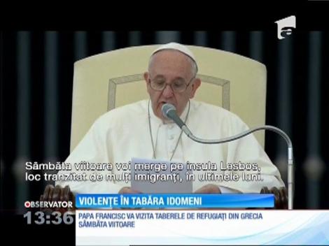 Scene violente în tabăra de la Idomeni, între poliţiştii macedoneni şi refugiaţi
