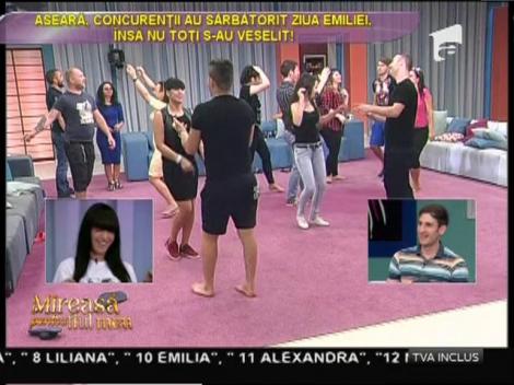 Concurenții au sărbătorit ziua Emiliei, însă nu toți s-au distrat