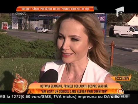 Octavia Geamănu, primele declaraţii despre sarcină!