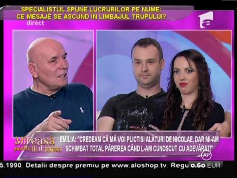 Bebe Mihăescu: "Emilia i-a transmis deja lui Nicolae că îşi doreşte mai mult din partea lui!"
